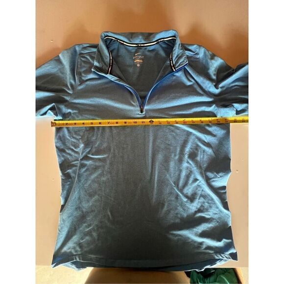 Nike Blue long sleeve dri fit Running Quarter Zip Mens SZ M - Picture 4 of 6